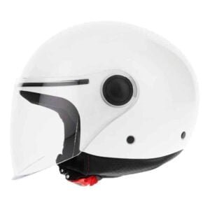 Casque Jet MT Helmets street blanc brillant - Accessoire Ride Concept