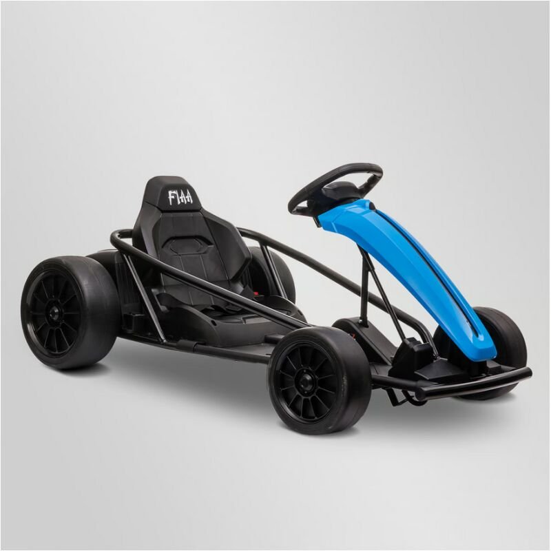 Voiture électrique enfant karting drift 250w Bleu
