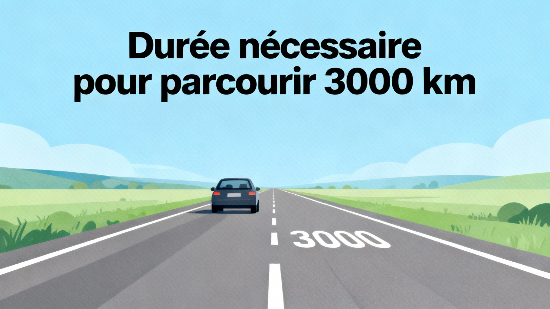Conduite accompagnée 3000 km : en combien de temps réussir ? 1 Durée nécessaire pour parcourir 3000 km