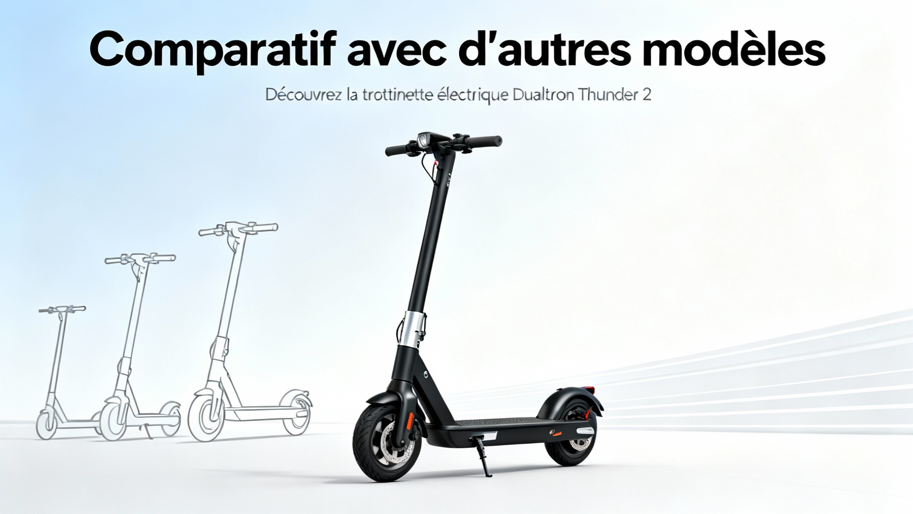 Découvrez la trottinette électrique dualtron thunder 2 1 Comparatif avec d'autres modèles