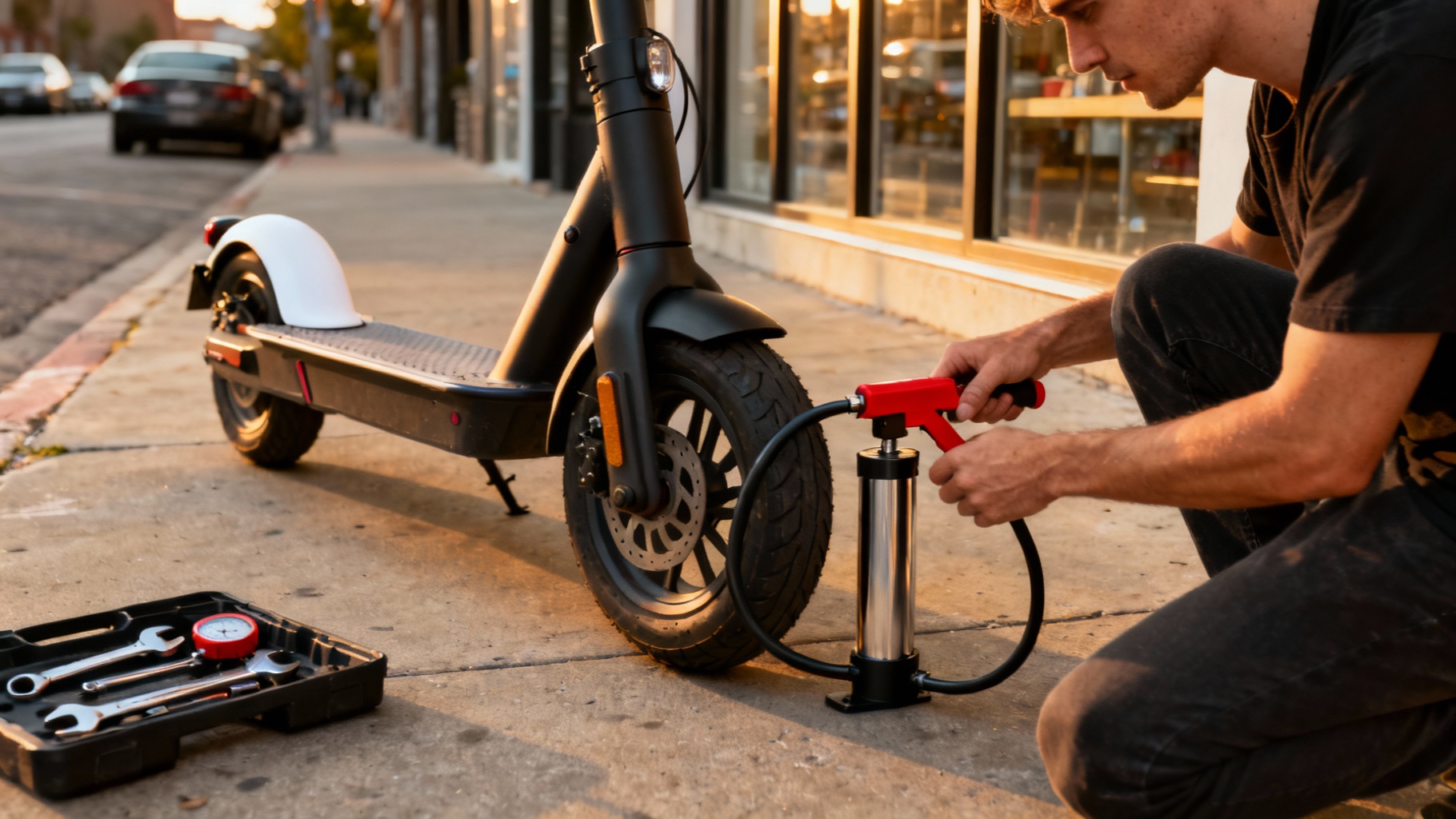 Gonflage des pneus de trottinette : tout ce qu'il faut savoir