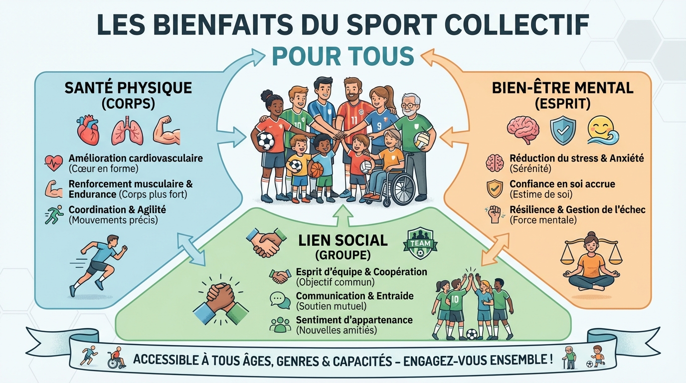 Les bienfaits du sport collectif pour tous 1 Comment choisir un sport collectif ?
