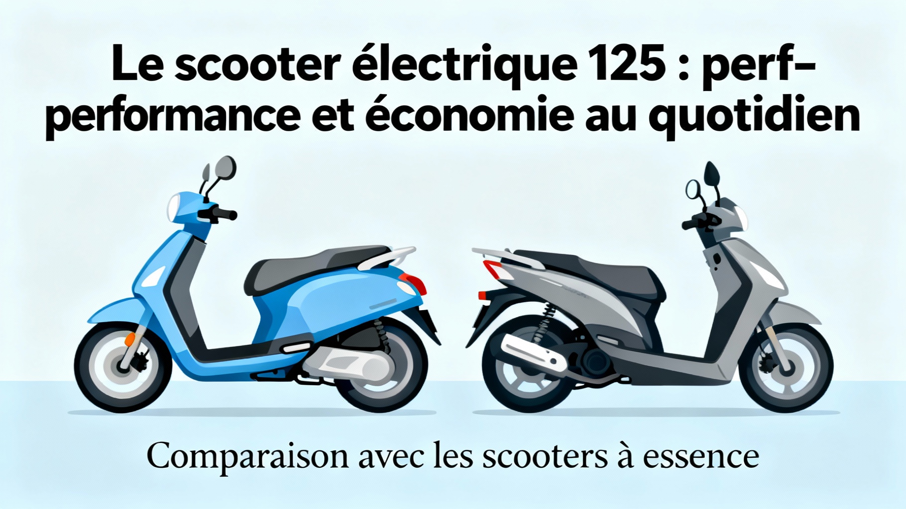 Le scooter électrique 125 : performance et économie au quotidien 1 Comparaison avec les scooters à essence