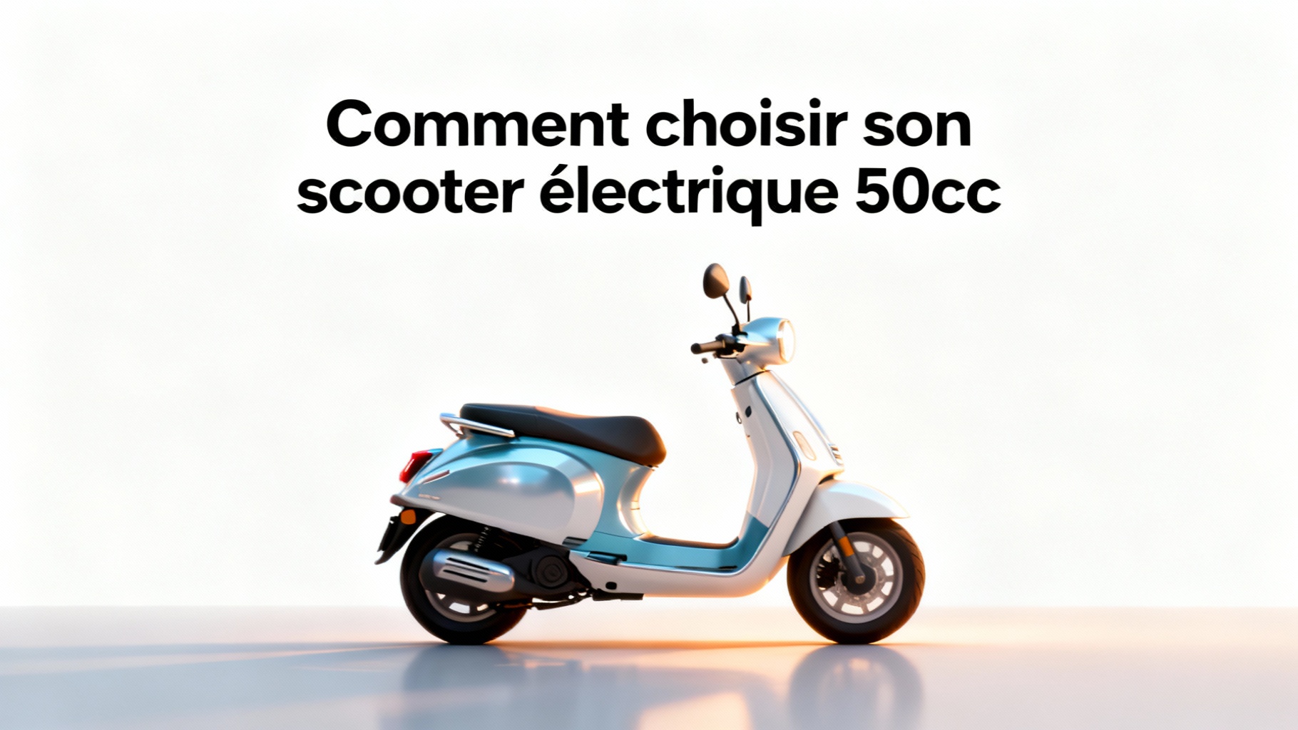 Pourquoi choisir un scooter électrique 50cc pour vos trajets quotidiens 1 Comment choisir son scooter électrique 50cc