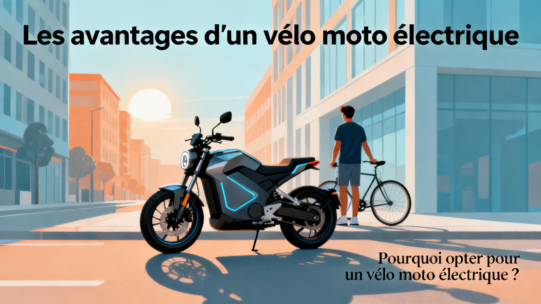 Les avantages d'un vélo moto électrique