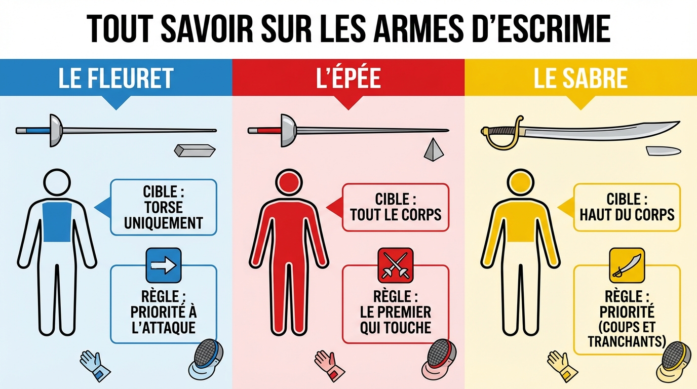 Caractéristiques des armes