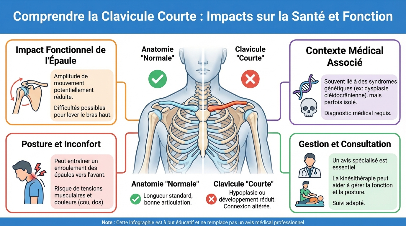 Solutions pour gérer une clavicule courte