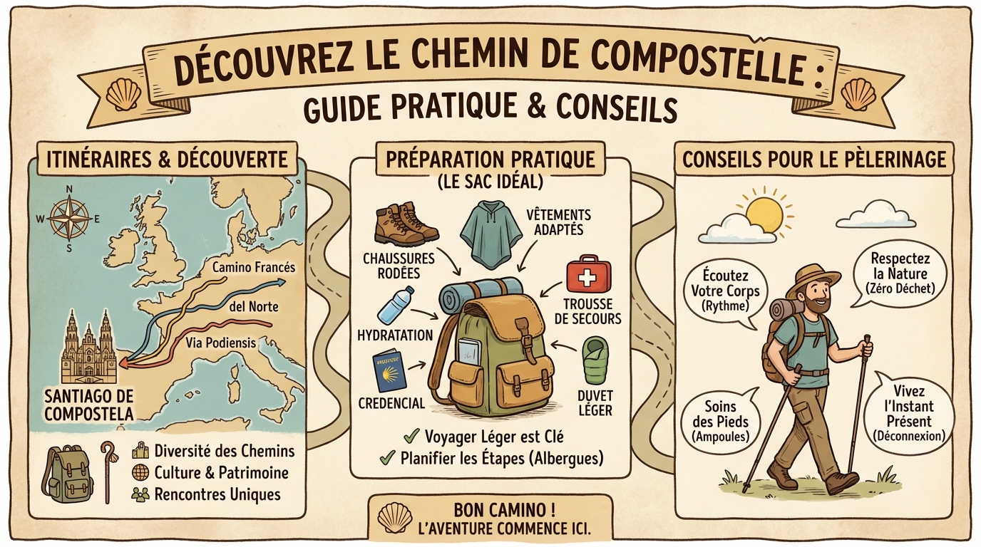 Préparation pour le pèlerinage