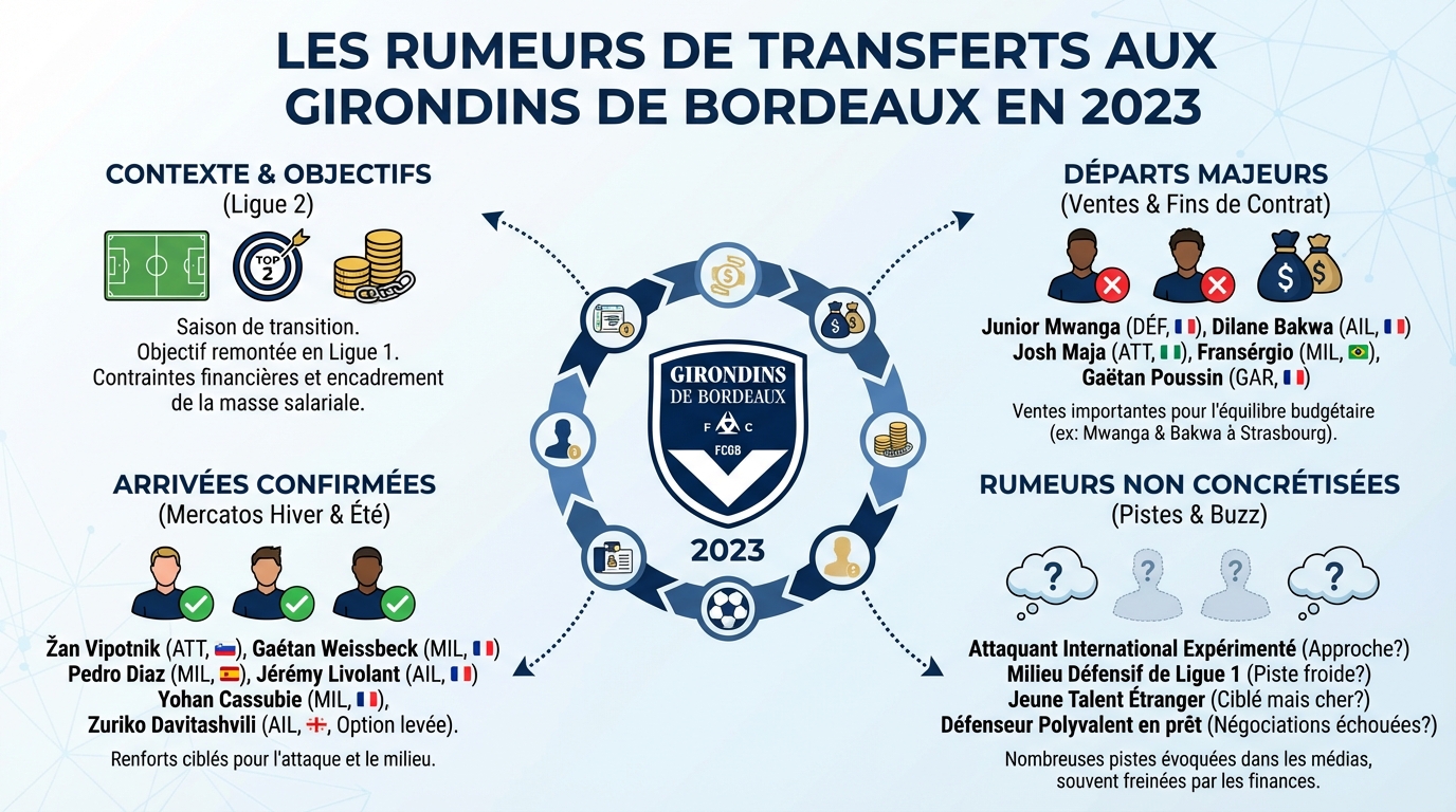 Les rumeurs de transferts aux girondins de bordeaux en 2023 1 Analyse des besoins de l'équipe