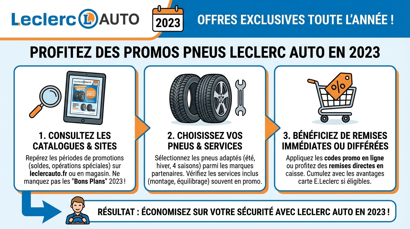 Profitez des promos pneus leclerc auto en 2023 1 Comment bénéficier des offres Leclerc