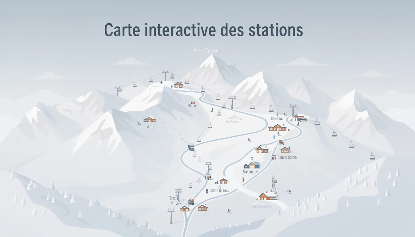 Découvrez la carte des pyrénées et ses stations de ski 1 Carte interactive des stations