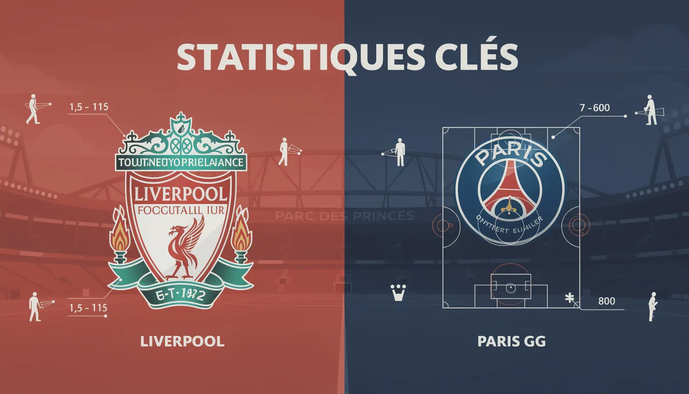 Liverpool – paris SG : histoire et enjeux du match 1 Statistiques clés