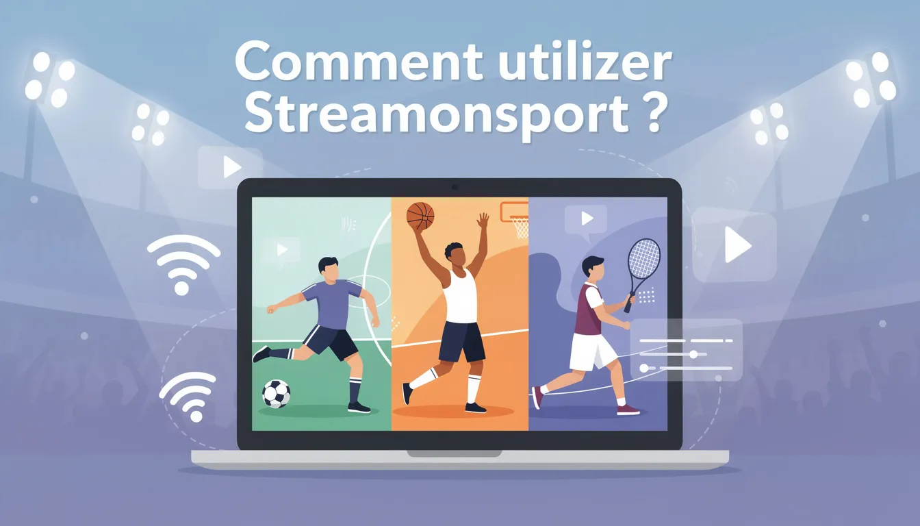 Streamonsport : guide complet pour regarder le sport gratuitement 1 Comment utiliser Streamonsport ?