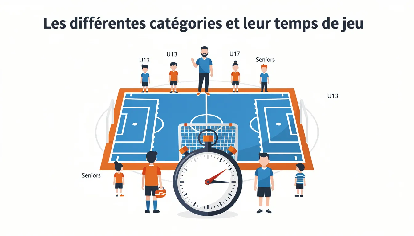 Temps de match de handball : tout ce que vous devez savoir 1 Les différentes catégories et leur temps de jeu