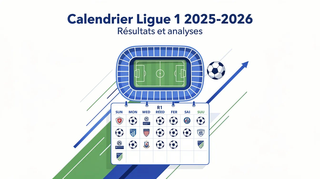 Calendrier des matchs de ligue 1 2025-2026 : tout savoir 1 Résultats et analyses