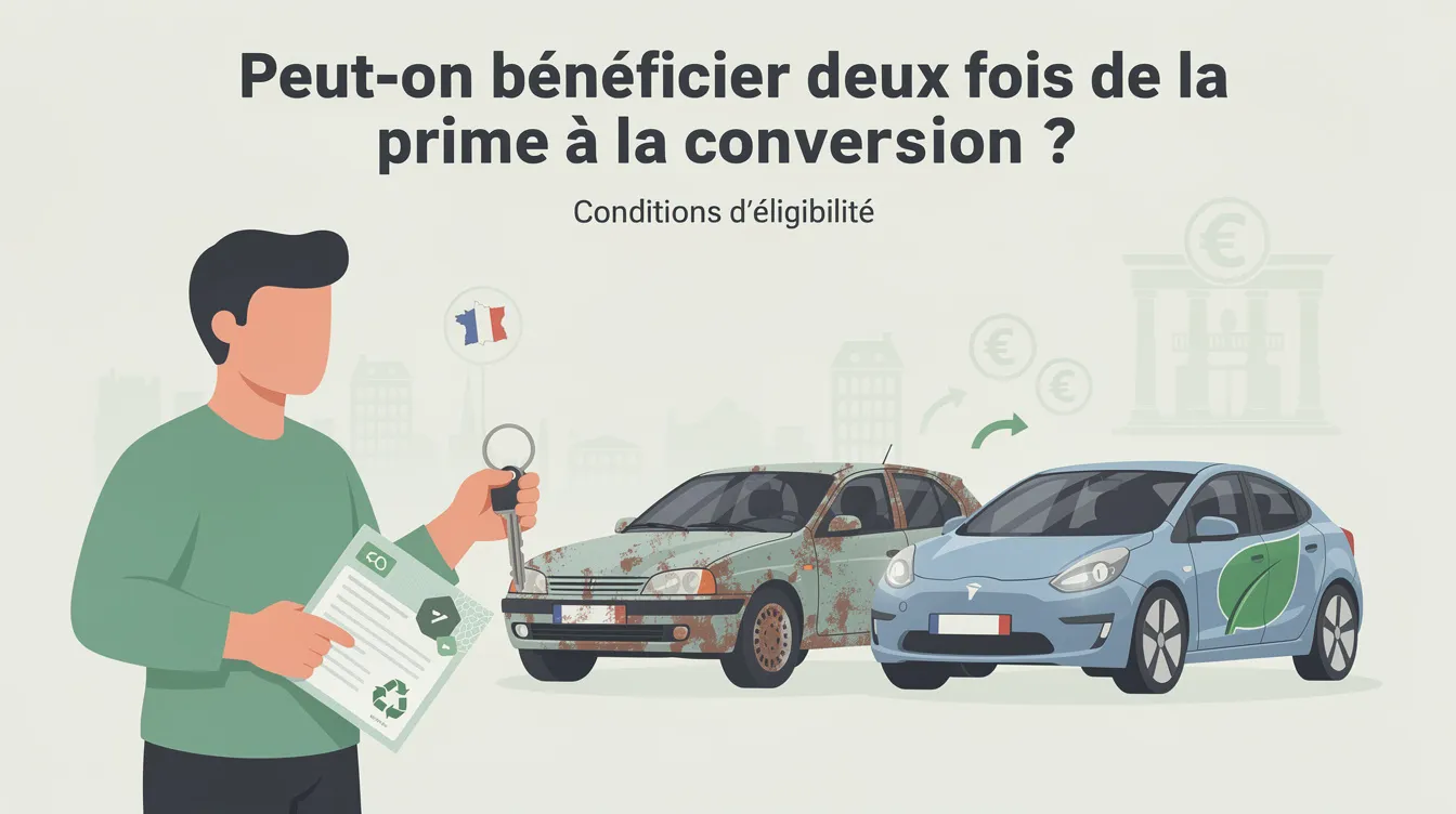 Peut-on bénéficier deux fois de la prime à la conversion ? 1 Conditions d'éligibilité