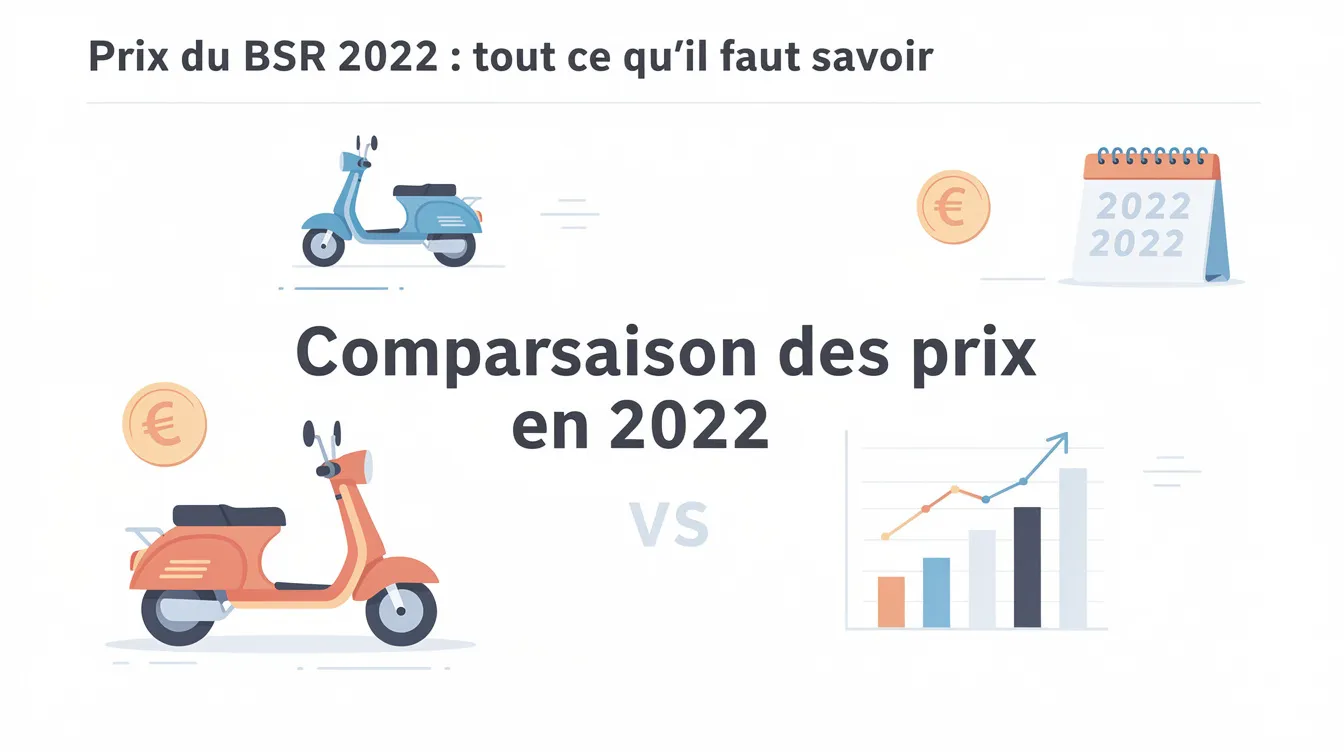 Prix du BSR 2022 : tout ce qu'il faut savoir 1 Comparaison des prix en 2022