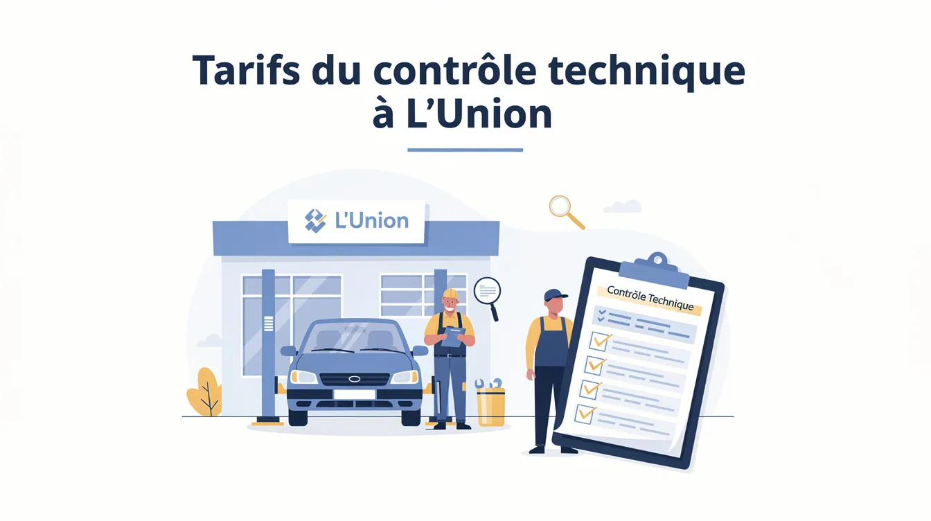 Tout savoir sur le contrôle technique à l'union 1 Tarifs du contrôle technique à L’Union