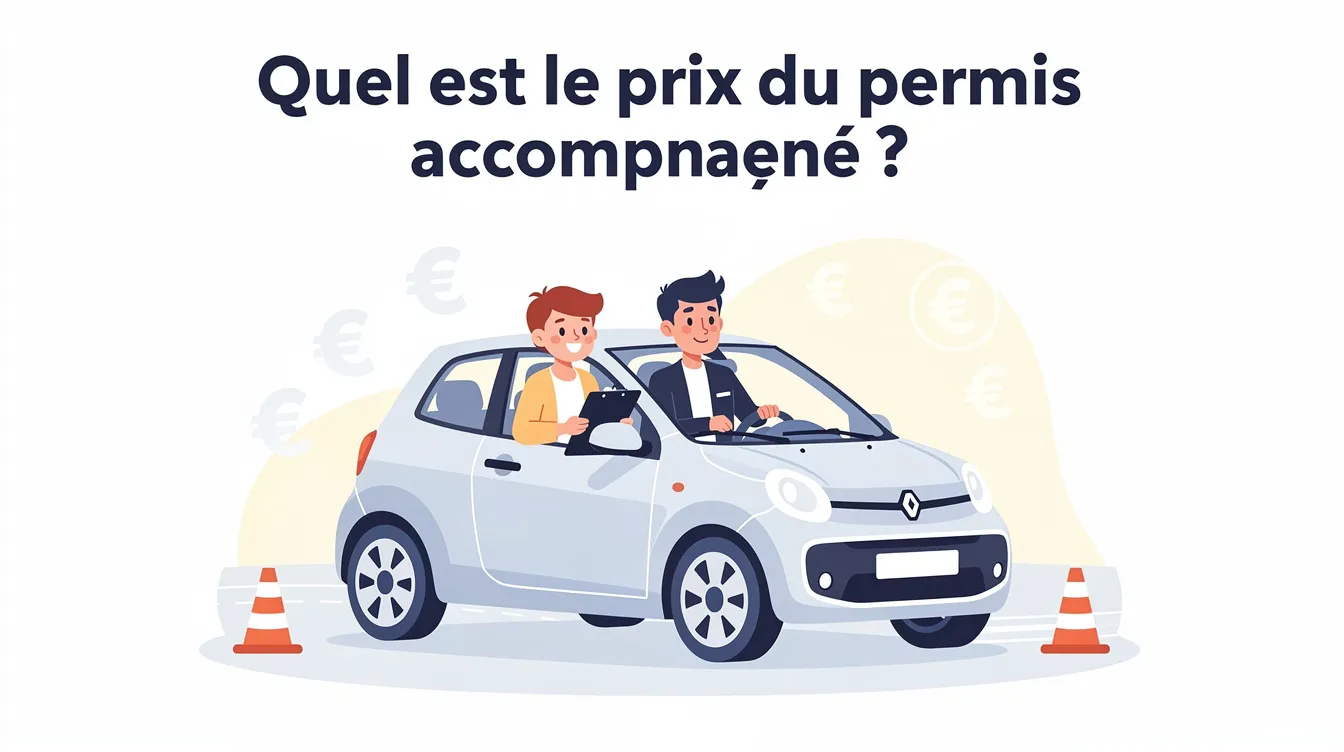 Tout savoir sur le prix du permis accompagné 1 Quel est le prix du permis accompagné ?